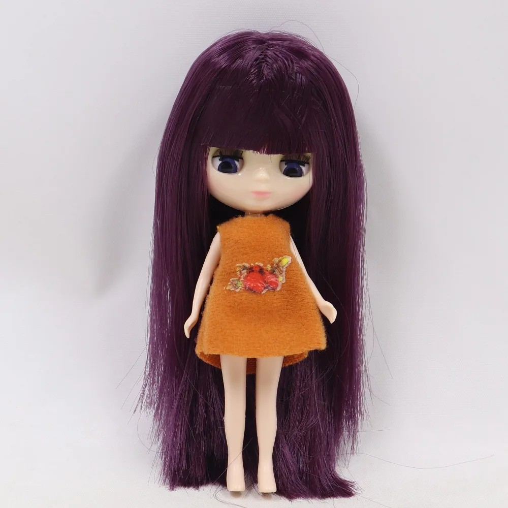 Petite Blythe Doll with Plum Hair, Sleepy Eyes & Bendable Body 1