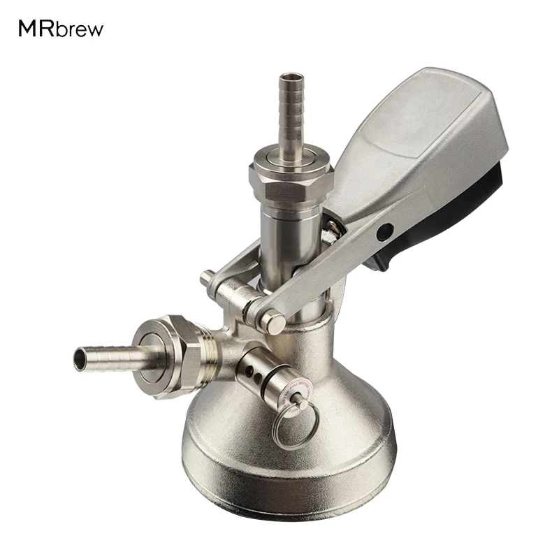 

Beer Keg Coupler G System Lever Handle with Pressure Relief Valve Perfect for Home Brewing Beer Dispenser