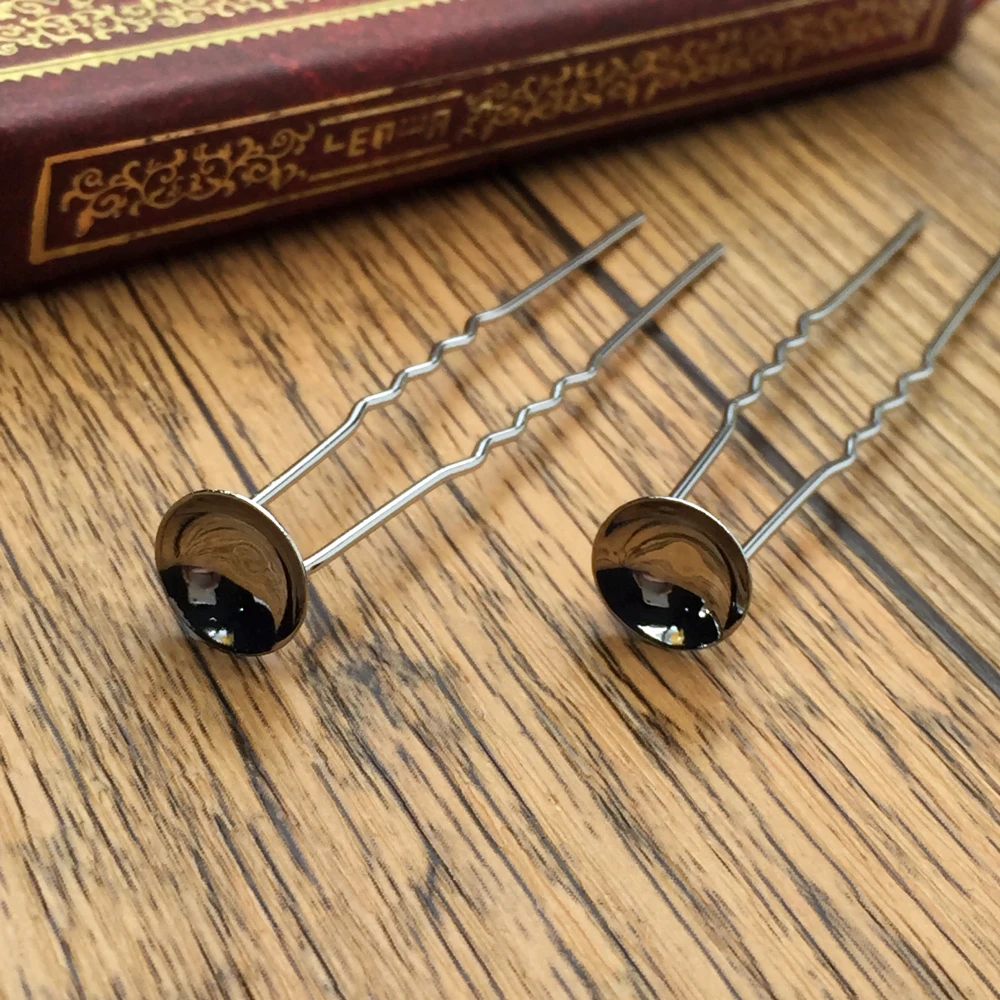 10 мм шт. посеребренные заколки для волос|supplies for jewelry|for jewelrysilver plated |