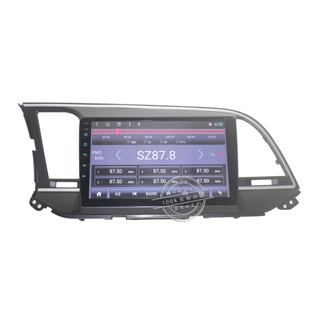 Excellent HANG XIAN 9" Android 8.1 Octa 8 Core 2G RAM 32G ROM Car DVD Player for Hyundai Elantra 2016 Car Radio GPS Navigation BT WIFI Map 1