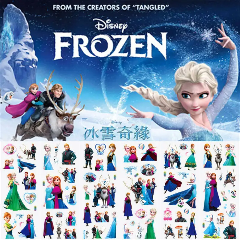 10 Pcs /lot frozen elsa and Anna 2019 New Disney Girl Princess 3d Bubble Cartoon Sticker 10 Pcs /lot frozen elsa and Anna 2019 New Disney Girl Princess 3d Bubble Cartoon Sticker
