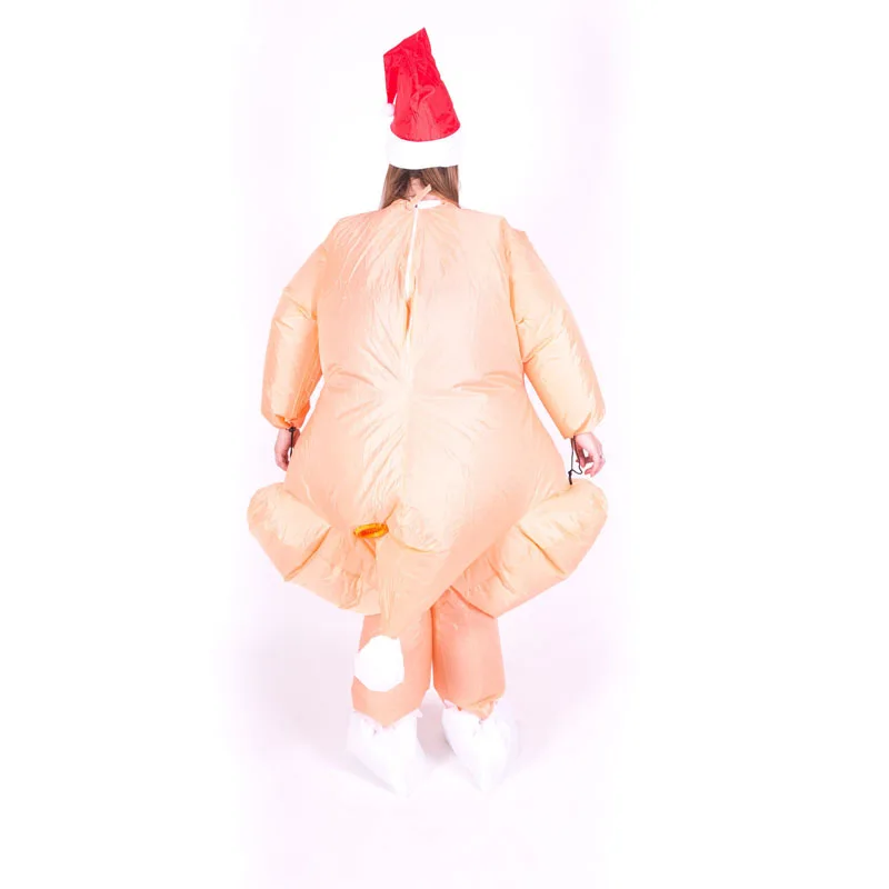 Turkey Mascot Adult Inflatable Cosplay Costumes Ride on Animal Novelty Toys...