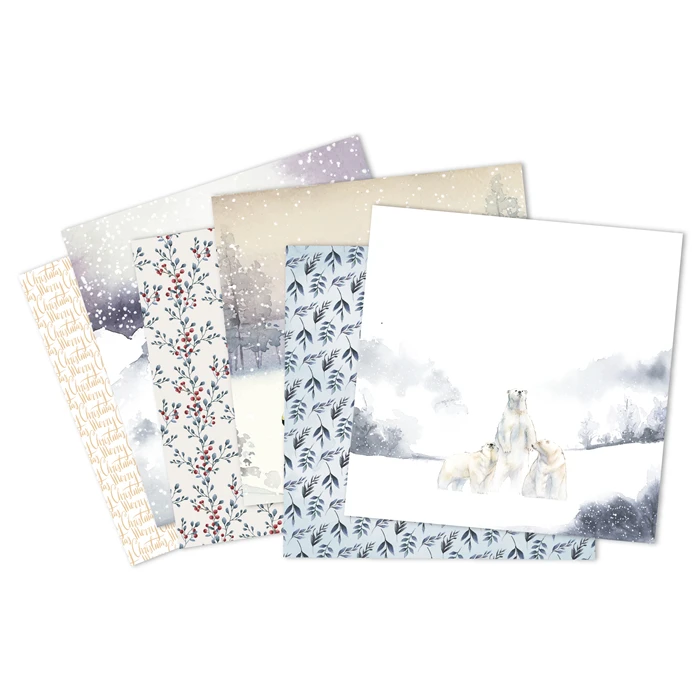 Winter-wonderland-Scrapbooking-paper-pack-of-24-sheets-handmade-craft-paper-craft-Background-pad-55