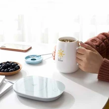 55 Deg. C Термостатический автоматический выключатель питания подстаканник Великобритания/ЕС многоцелевой грелки Чай Молоко подогреватель кофе без чашки