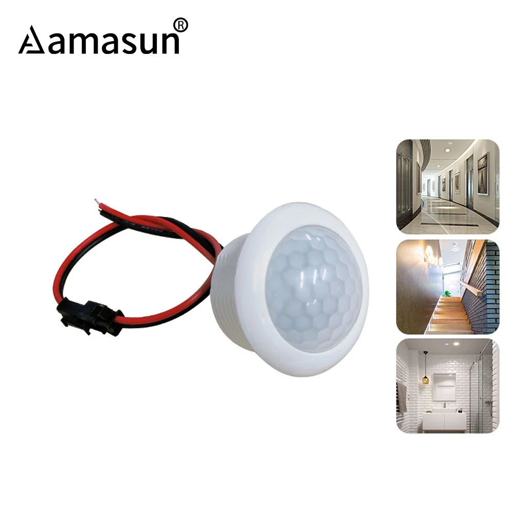 

110V-220V PIR Motion Sensor Switch Auto ON OFF IR Infrared Human Body Indction Sensor Controller Detector Module 50Hz