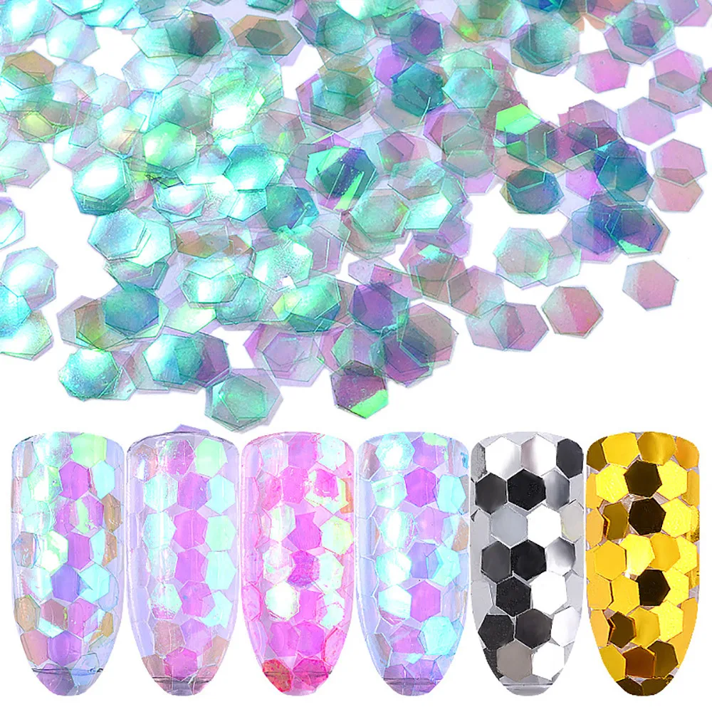 

Misscheering Nail Art Rhinestones&Decoration 6 Colors Diamond Shaped Dazzling Nails Sticker Colorful Nail Art Decoration 19L0506