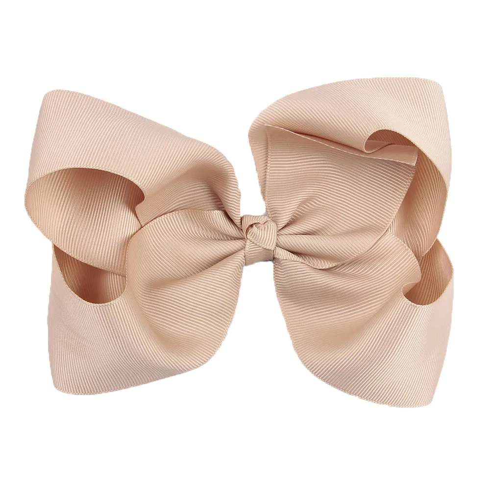 Yundfly 1PCS 6 Inch Big Ribbon Bow Hairpin Baby Girls Bow Clips Kid Hair Clip Boutique Hair Accessories(Color:20 Colors) baby accessories Baby Accessories