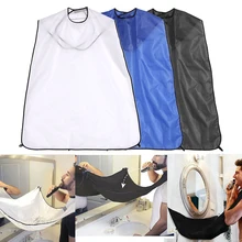 Мужской фартук для бритья бороды средства ухода за бородой чистый фартук для бритья собрать ткань нагрудник краска для лица бритья волос коллективный фартук ткань