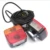 Rimorchio Lampade-2 Indicatore Lampadina Luce Posteriore Kit di Cavi Con Targa del Camion Luci di Coda di Montaggio con il Supporto Magnetico