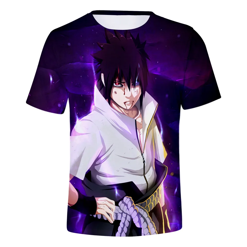 

Naruto T Shirt Men Women Tshirt Summer Top 3d Print Kakashi Sasuke Anime Streetwear