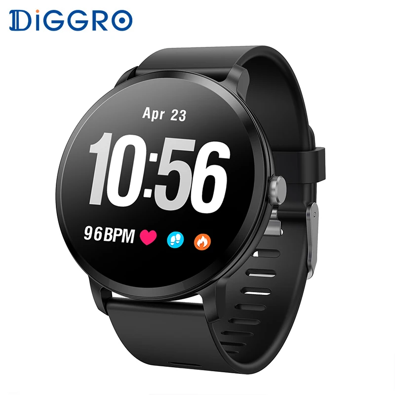 Diggro V11 Смарт часы фитнес трекер IP67 водонепроницаемый монитор сердечного ритма
