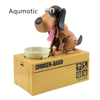 

Aqumotic Greedy Dog Piggy Bank for Girl Money Box for Boy Cute Dog Shaped Free Lettering Like Beagles Great Dane Harry