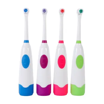 

Waterproof Anti Slip Electric Toothbrush Soft Tooth Brush With 2 Brushes Heads Blue Dental Care Hot P8