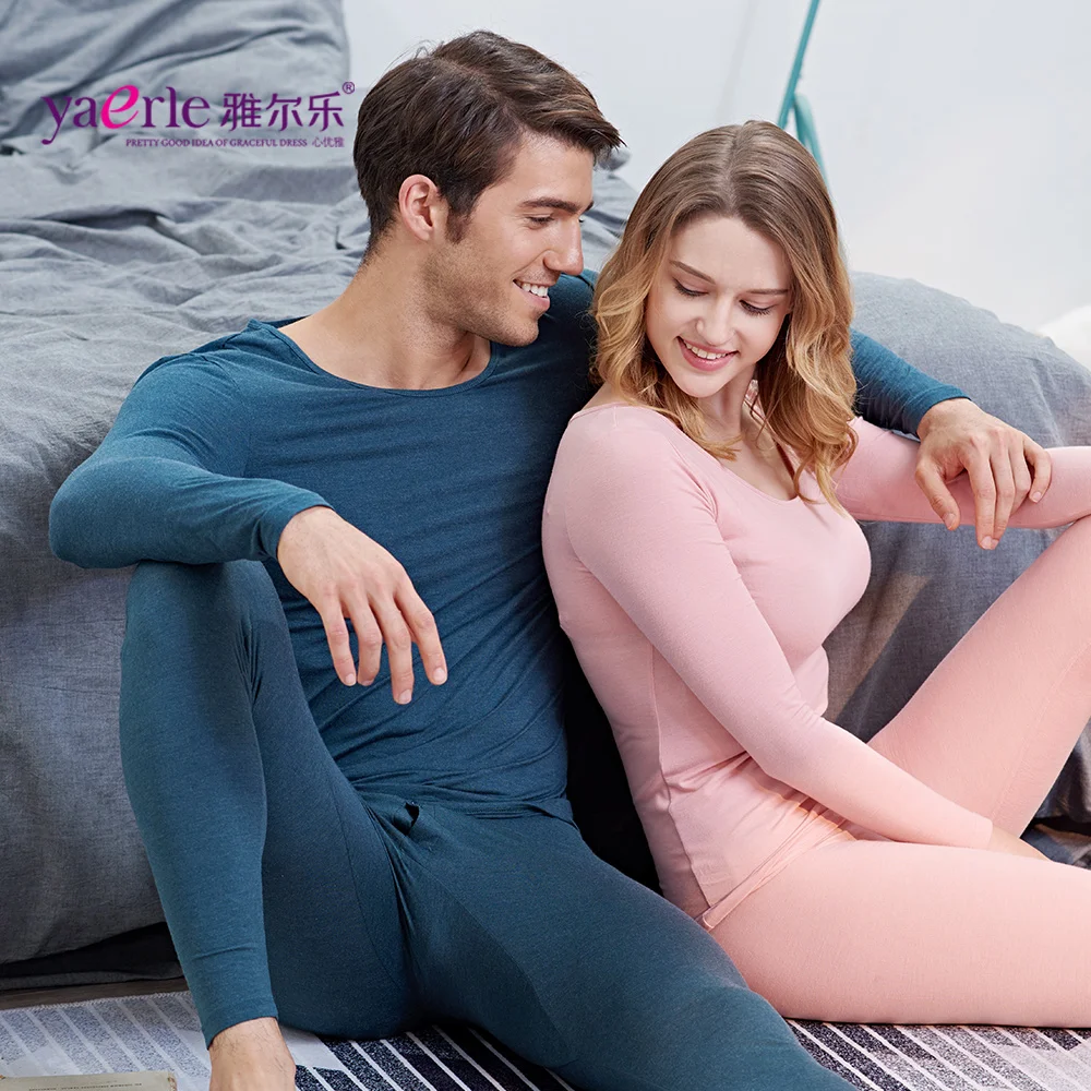 2018 Winter Thermal Underwear Set Men Long Johns Tights Acrylic Fabric Thin Slim Warm Long Johns Set For Women Men Tmall Y3