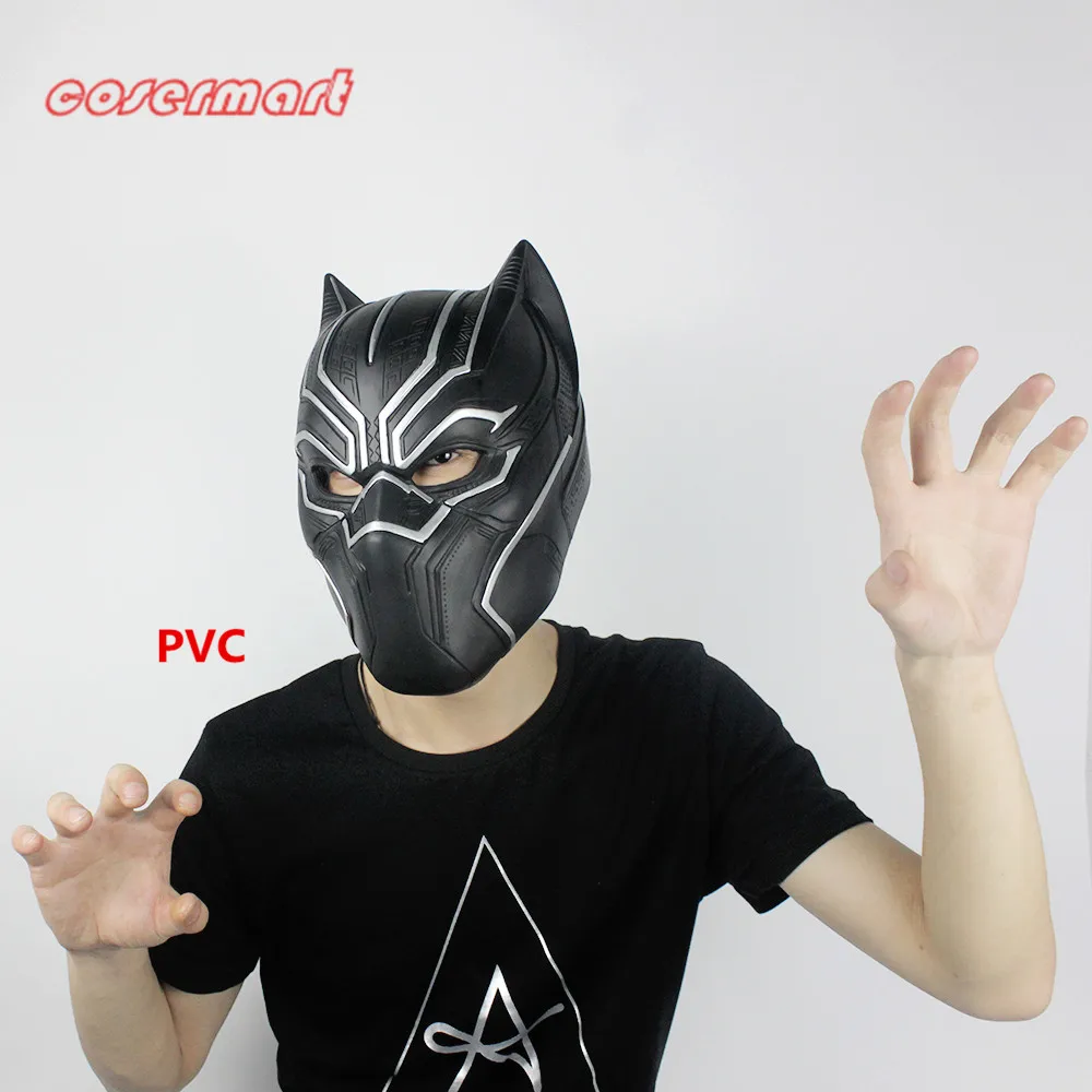2016 маскарадный шлем Капитана Америка Косплей Черная пантера T'Challa маска