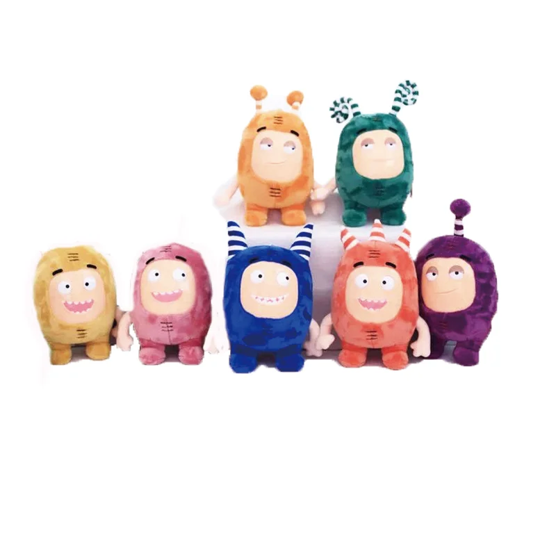 

35CM Strange Treasure Of Soldiers Plush Doll Oddbods Monster Doll Couple The Gift For Children