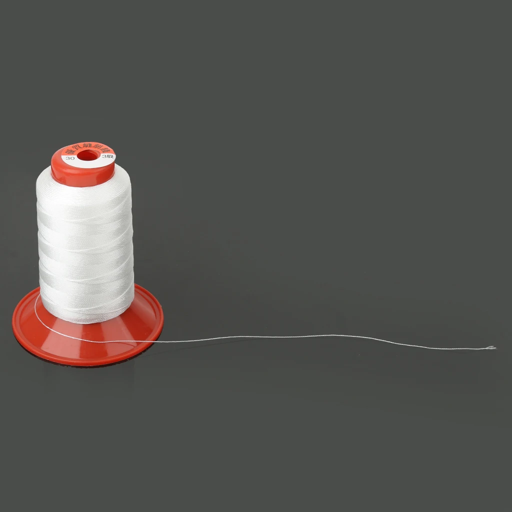 White Color 500 Meters Strong Bonded Nylon Tent Backpack Sewing Thread