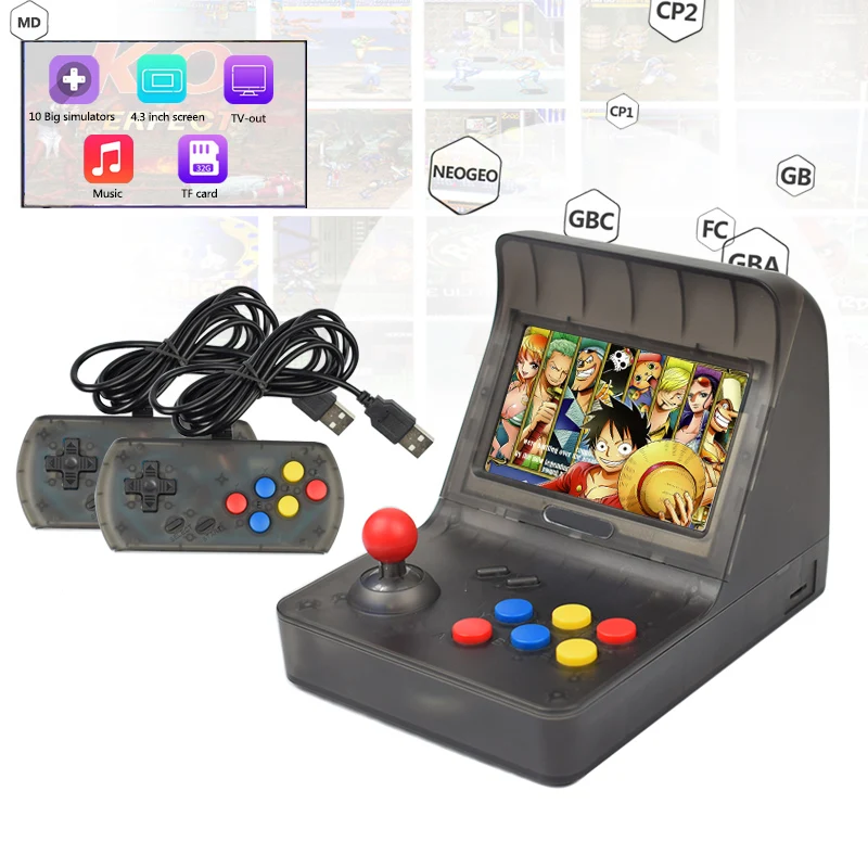 Portable Handheld Game Console Mini Retro Arcade Built in 3000 64bit 4.3 Inch Video game console