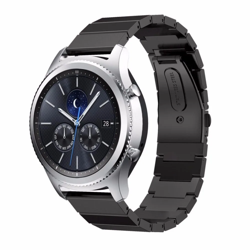 Prix pour Haute qualité Inoxydable bracelet En Acier Inoxydable bande 22mm bracelet pour Samsung Gear S3 Classique Montre bracelet accessoires Prix pour Haute qualité Inoxydable bracelet En Acier Inoxydable bande 22mm bracelet pour Samsung Gear S3 Classique Montre bracelet accessoires