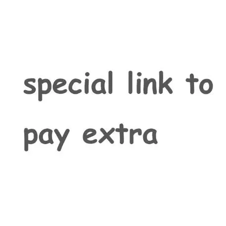 

Please be sure you had discussed with seller the total cost for your Customized goods Special Pay Link