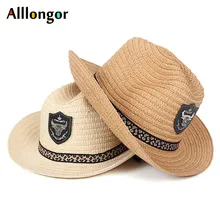 Летняя кепка в западном стиле для девочек; коллекция года; детская ковбойская шляпа для родителей и детей; женская и мужская пляжная соломенная шляпа Панама с широкими полями; sombrero hombre