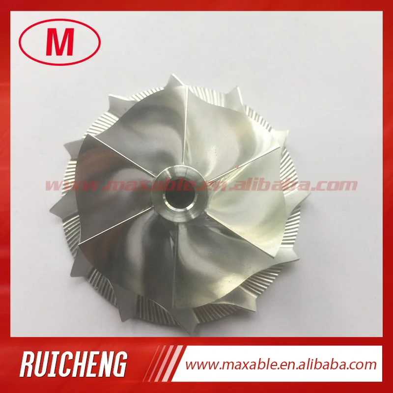 

RHF3 34.24/45.00mm 6+6 blades high performance turbocharger billet/milling/aluminum 2618 compressor wheel