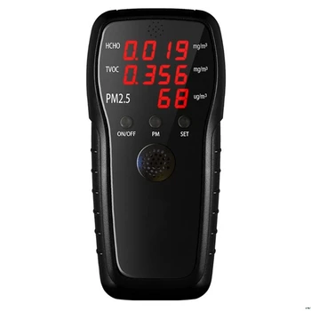 

Formaldehyde Detector Air Quality Detection PM2.5 Benzene Indoor Household Digital Tester High Precision Self-Monitoring