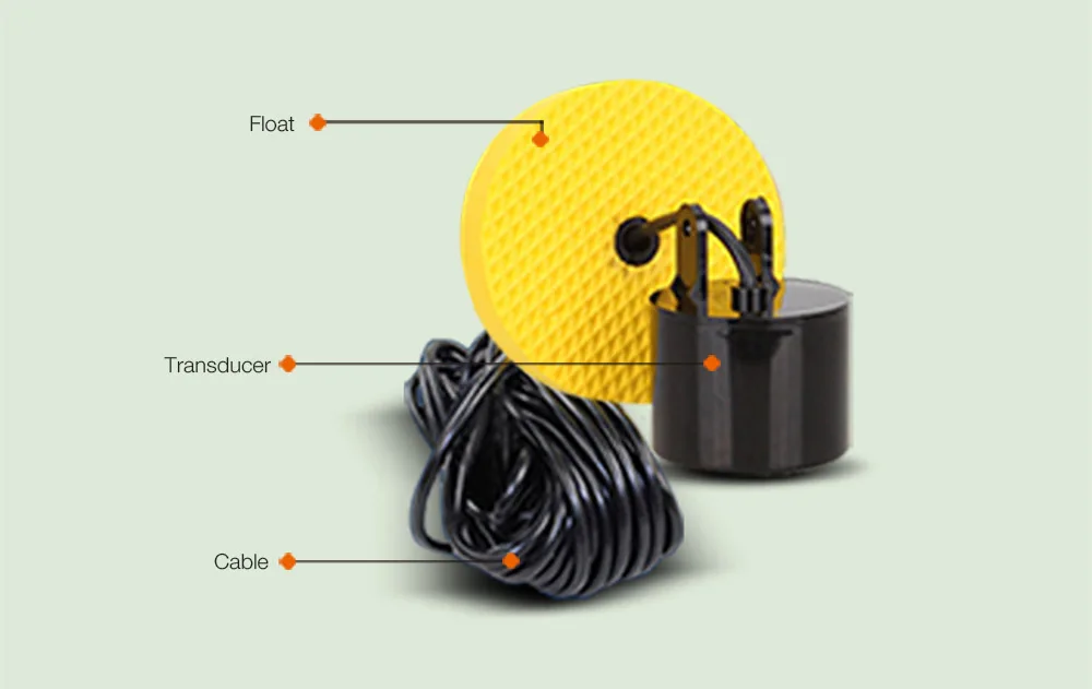  LUCKY FFC1108 - 1 Alarm 100M Portable Sonar White LED Fish Finders 2 Inch TN / ANTI-UV LCD Water De