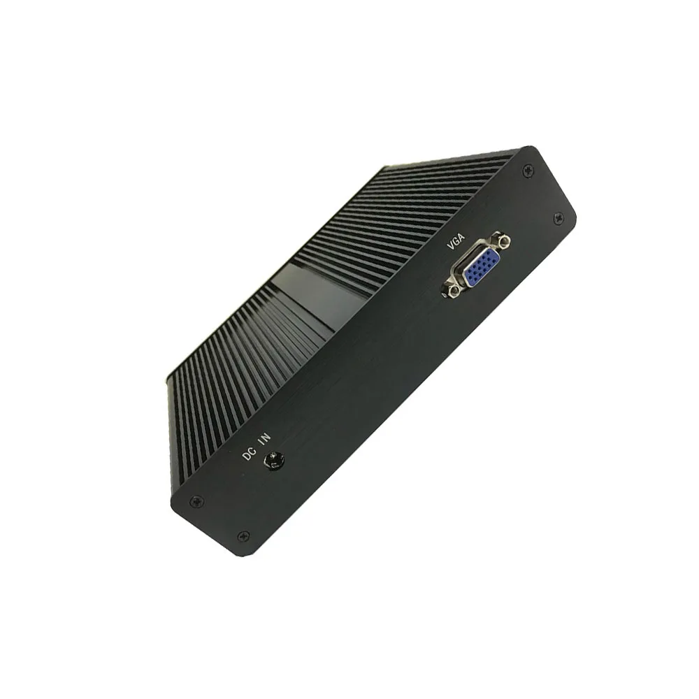 [Процессор intel pentium J1900)] безвентиляторный Windows7 Mini pc 4 * rj45 1000 M Lan pfense мягкая маршрутизатор компьютер Vga Выход Windows10 mini pc