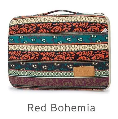 Бренд Kinmac сумка чехол для ноутбука 1", 13", 1", 15", 15,", сумка для MacBook Air Pro 13,3, 15,4 KS022 - Цвет: Red Bohemia