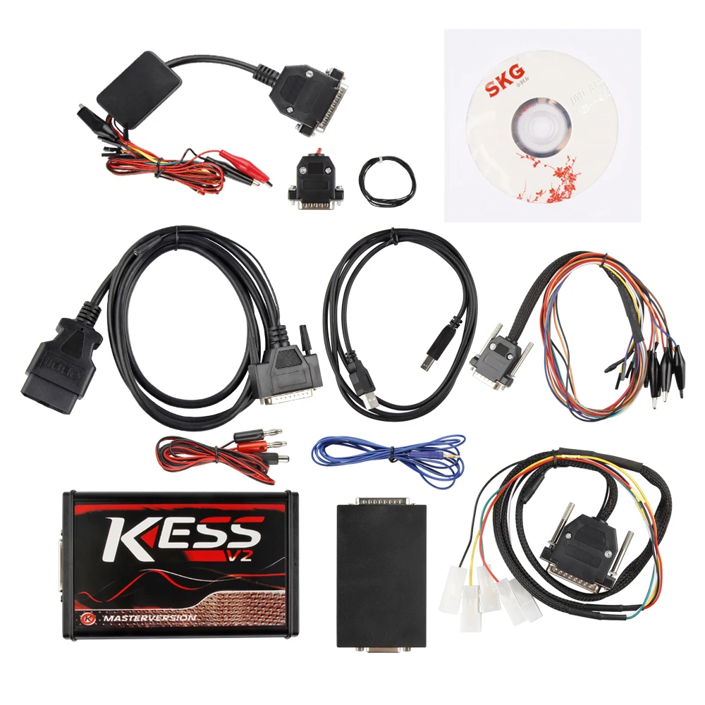 Kess V2 V5.017 OBD2 менеджер Тюнинг Комплект KTAG V7.020 4 светодиодный Kess V2 5,017 рамка фонового режима отладки K-TAG 7,020 программатор системного блока управления KESS V2 мастер