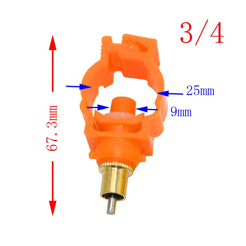 40 шт. инструмент для кормления кролика капельная поилка для кроликов диаметром 20 мм/25 мм автоматическая поилка подачи воды - Цвет: 25mm