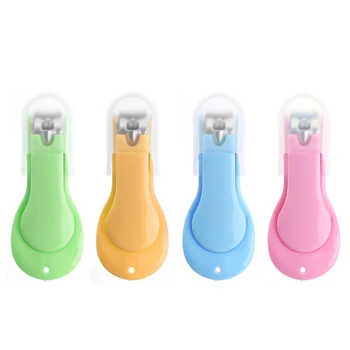 

Baby Safe Nail Clipper Cutter Trimmer Scissor Manicure For Infant Newborn Color Random delivery