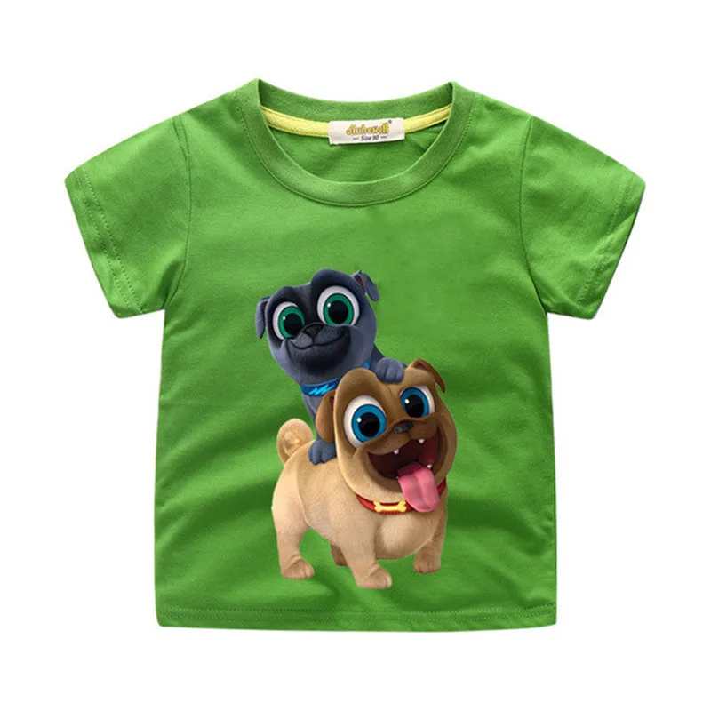 Коллекция года, летний мультяшный щенок, футболка с принтом для мальчиков и девочек детская белая забавная футболка с 3D принтом детская футболка, одежда