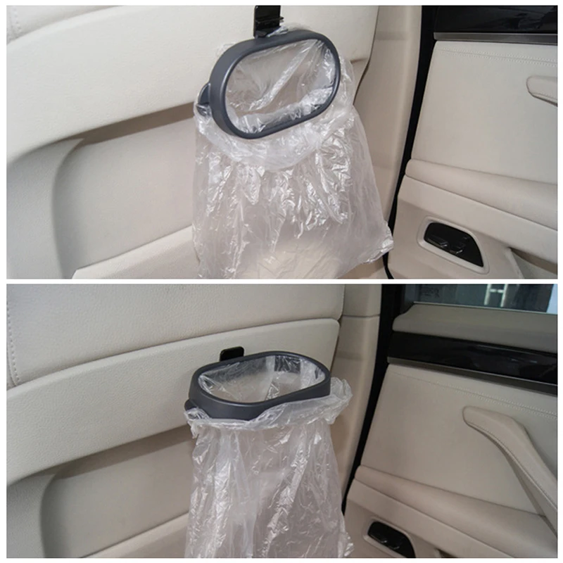ZD 1X Car Rubbish Bin Trash Bag Frame For Volvo xc90 v70 s80 Kia rio ceed sportage Mercedes w203 w211 w204 Lifan x60 accessories