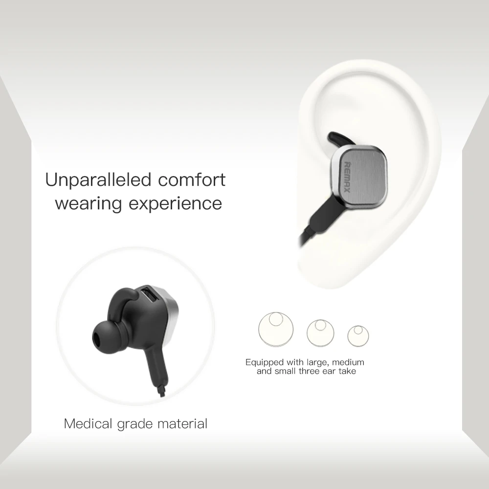 Оригинальные беспроводные наушники remax S2 Bluetooth 4 2 магнитные спортивные умные с