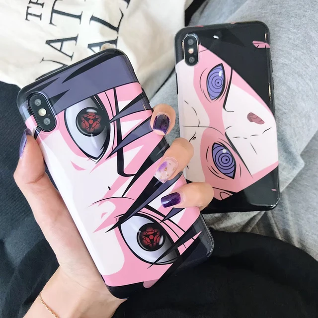 Naruto Sasuke Sharingan Soft Silicon Cover For Iphone