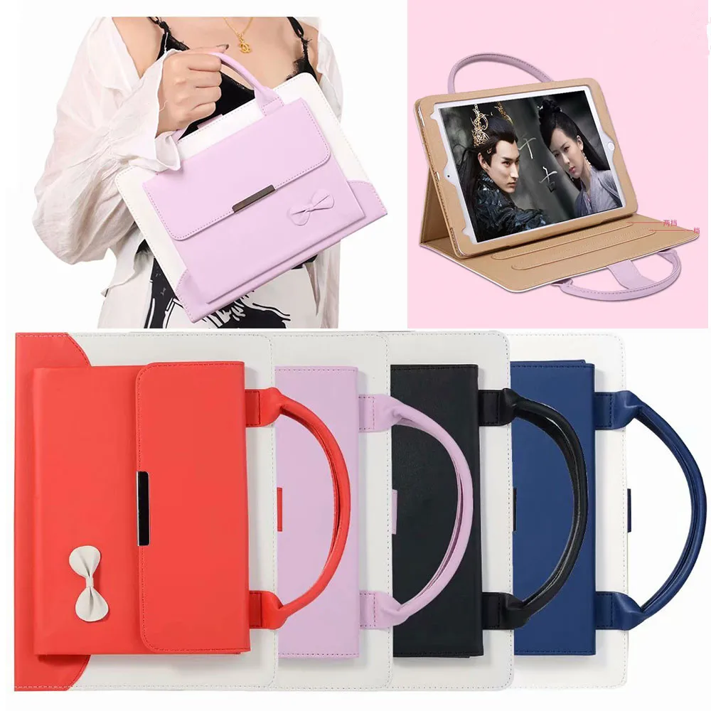 

XINGDUO case for iPad 9.7 inch 2017 2018 PU Leather Stand Carrying women Handbag Case Cover For iPad 2017 9.7 shockproof case