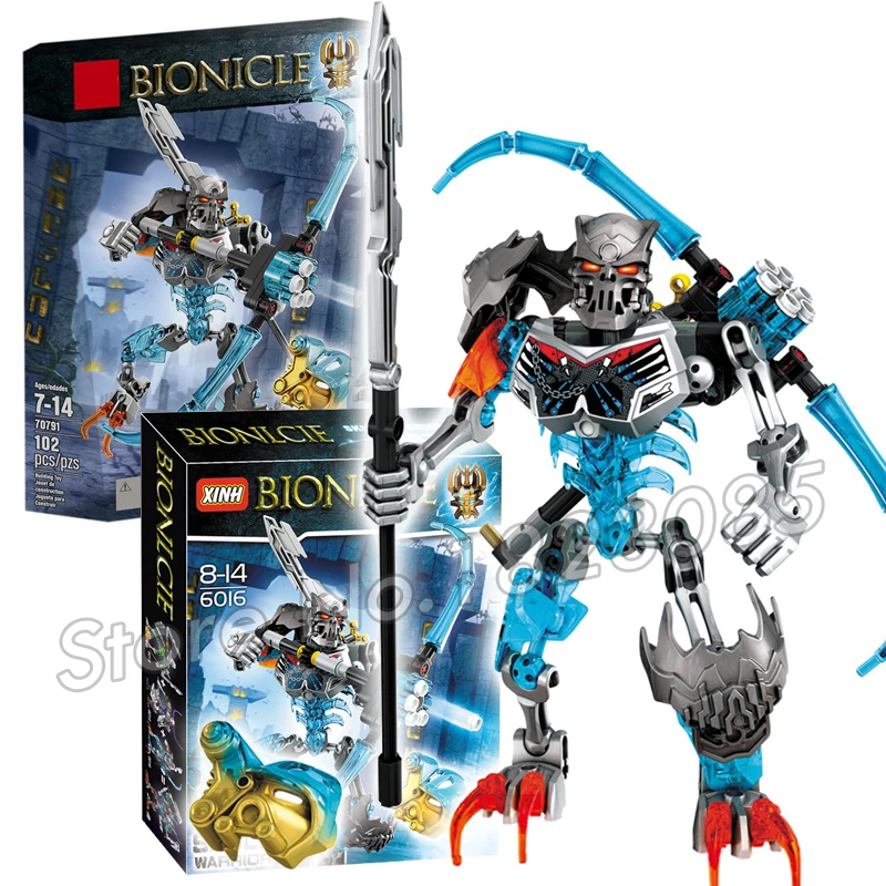 

102pcs Bela Bionicle Hero Tahu Skull Warrior Model Building Blocks Boys Kids Bricks Toys Compatible With Lego