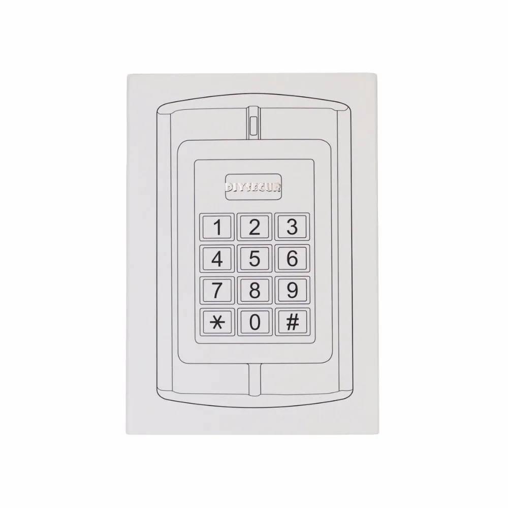 DIYSECUR дверной замок управление доступом Лер RFID ID металлический кардридер с клавиатурой безопасности для дома офиса