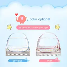 Безопасная противомоскитная сетка автоматическая двойная дверная кроватка плотная москитная сетка сон кровать дорожная кровать сетка Игровая палатка для младенцев