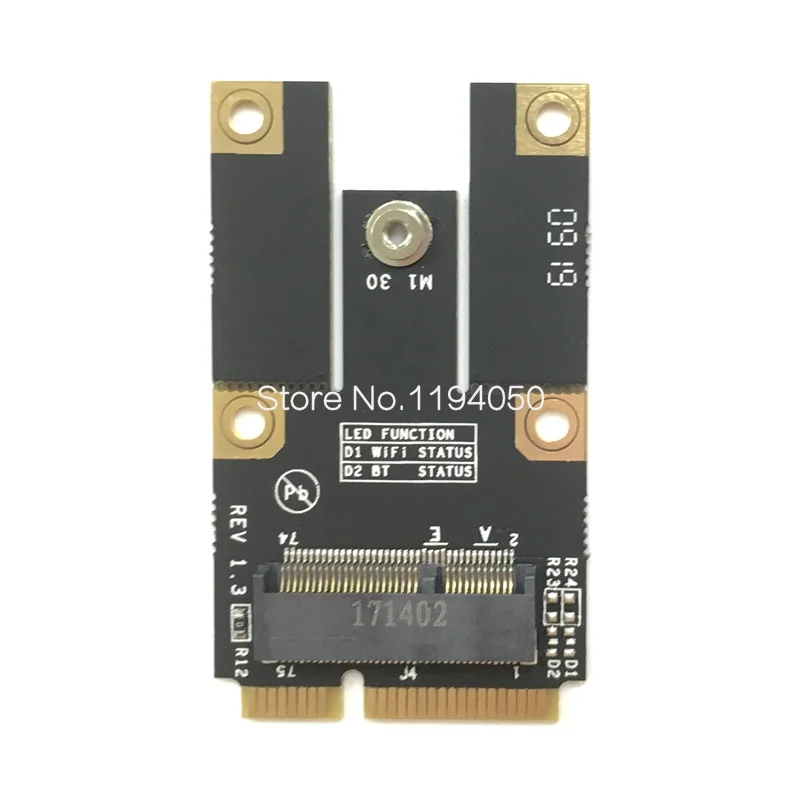 Новинка адаптер NGFF M.2 Key A Wifi Bluetooth для мини телефона Intel 7260 7265 8260 8265 9260 9560 AX200|Сетевые