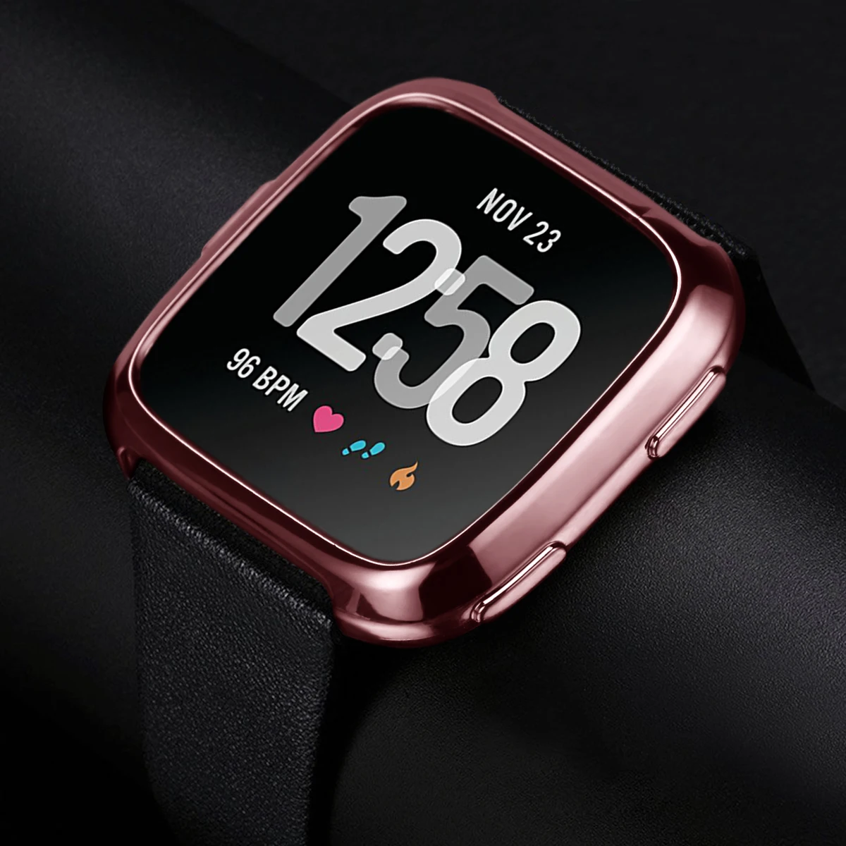 Полный Чехол Для Fitbit Versa покрытие+ ТПУ защитный силиконовый чехол Полный экран протектор для Fitbit Versa чехол 61015