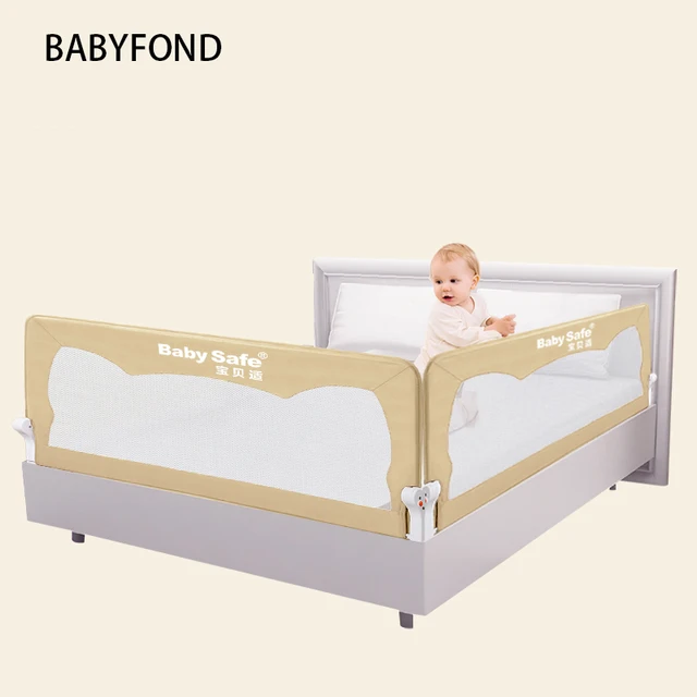 2pcs Baby Bed Guardrail Children Fence To Prevent The 2 Sides Of 2pcs Baby Bed Guardrail Children Fence To Prevent The 2 Sides Of Barade Baffle