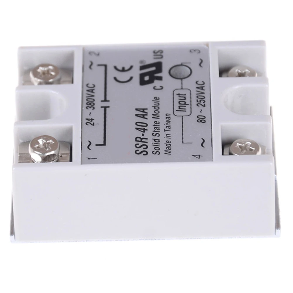 Твердотельное реле SSR 40AA 40A переменного тока фактически 80 250VAC до 24 380VAC H регулятор