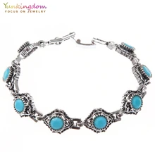 4 цвета, геометрический браслет и браслет, богемное модное, старинное, серебряное изделие, браслеты для женщин, женские винтажные ювелирные изделия