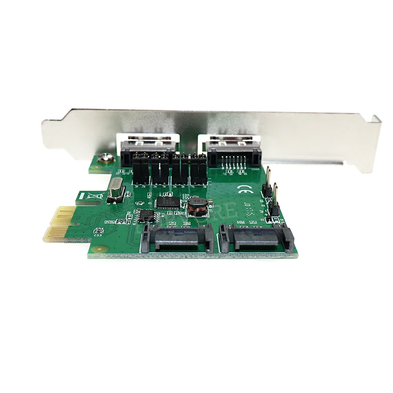 PCIe PCI Express 2x eSATA 2x SATA III Плата расширения PCI-E к SATA3 SATA3.0 6 ГБ/сек. адаптер