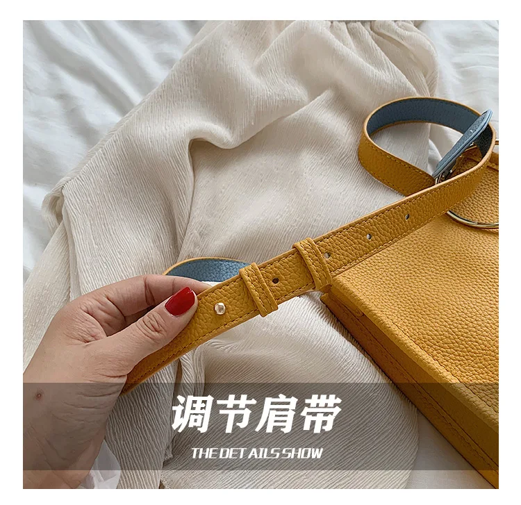 Сумка-мешок для девочек, новинка года, корейская модная сумка на одно плечо, популярная цветная скошенная сумка