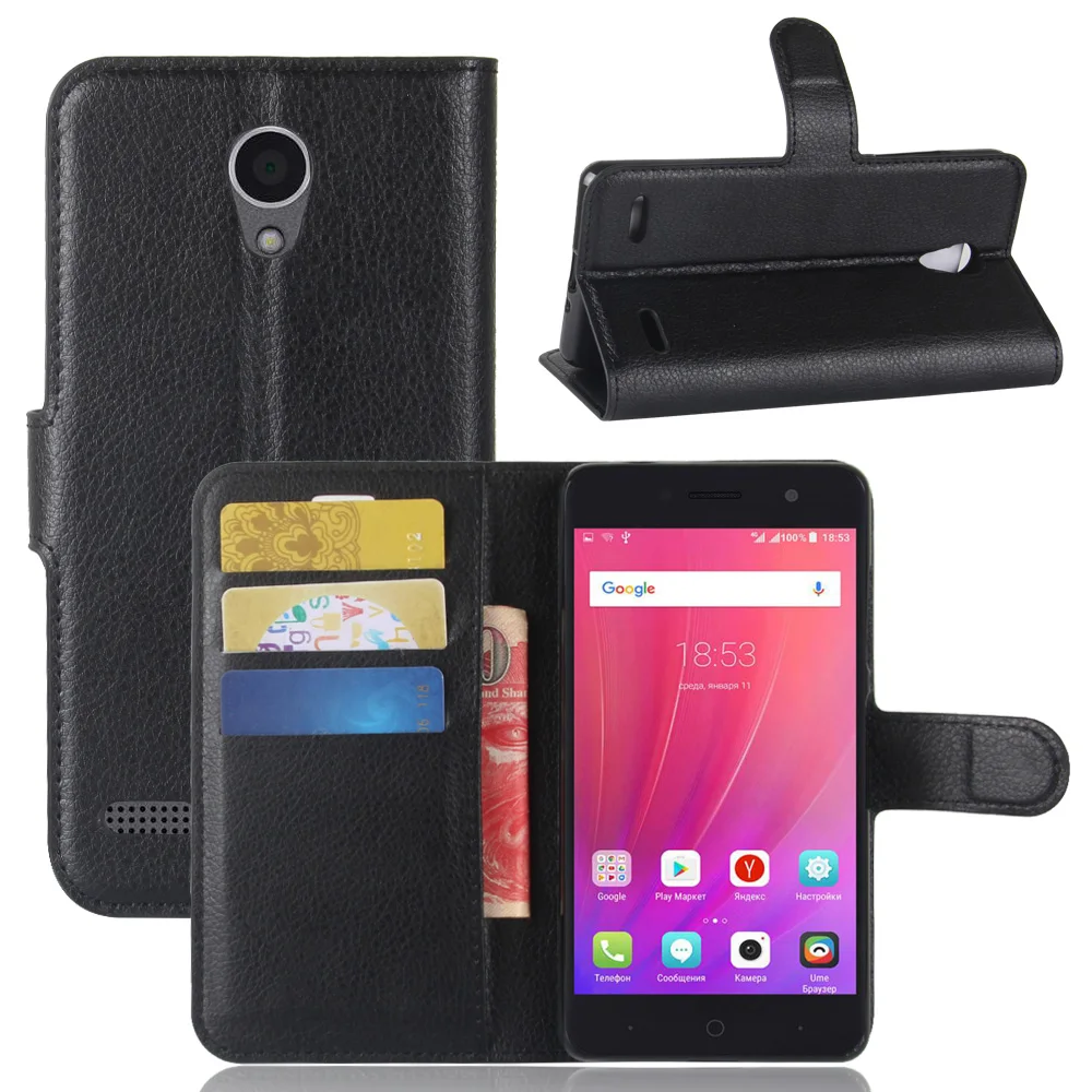 

YINGHUI For ZTE Blade A521 Case 2017 Luxury Coque Fundas Phone Case For ZTE Blade A521 ZTE A521 5.0" PU Leather Flip Back Cover