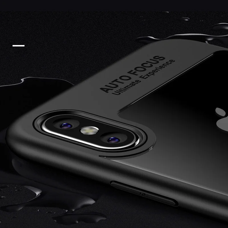 Чехол ICOQUE для iPhone X Модный мягкий силиконовый акриловый чехол телефона|case for
